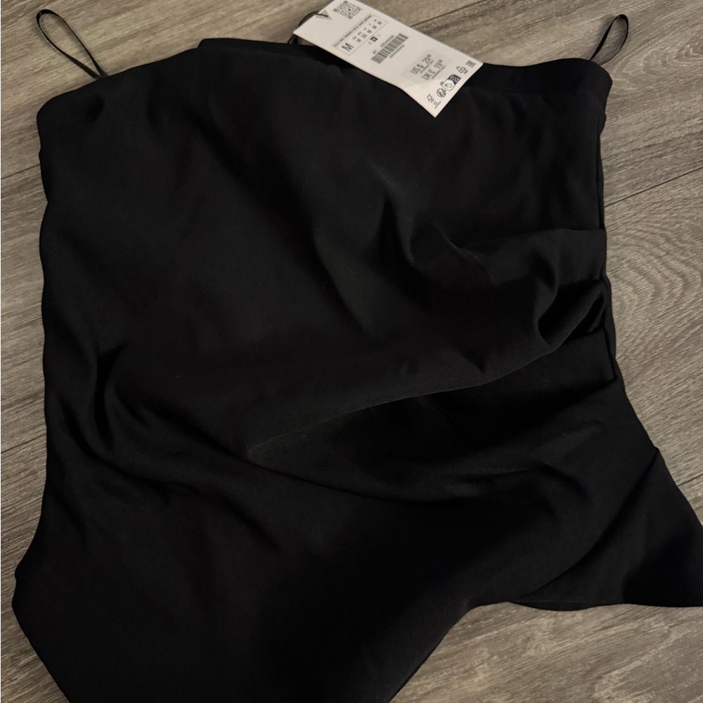 Zara Black Strapless Top